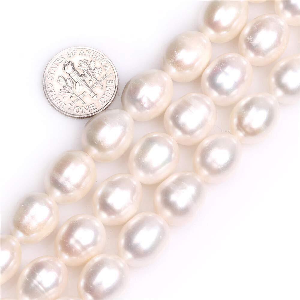 9197 GEM-Inside Freshwater Pearl Gemstone Loose Beads Natural 11-12X12-14mm